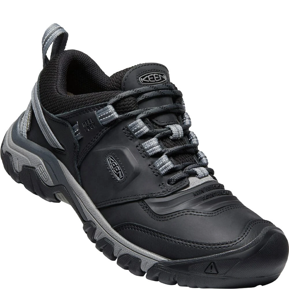KEEN Men's Ridge Flex WP Hiking Shoes - Black/Magnet 4 KEEN Men's Ridge Flex WP Hiking Shoes - Black/Magnet - Image 4