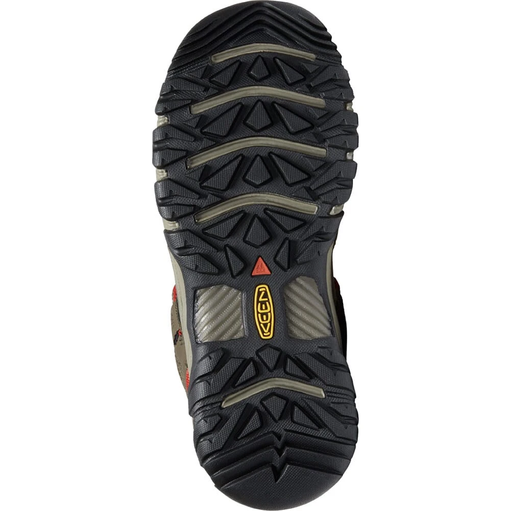 KEEN Men's Ridge Flex WP Hiking Shoes - Timberwolf/Ketchup 1 KEEN Men's Ridge Flex WP Hiking Shoes - Timberwolf/Ketchup