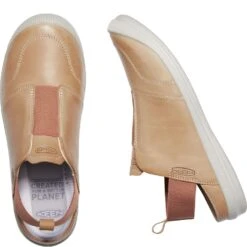 KEEN Women's Lorelai II Slip-On Sandals - Tan/Brick Dust -Elliotts Boots Shop KE1024938 3