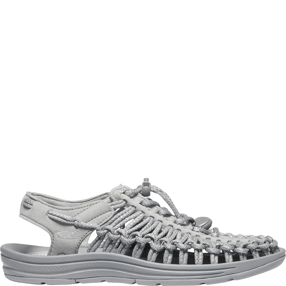KEEN Women's Uneek Sandals - Silver/Drizzle 2 KEEN Women's Uneek Sandals - Silver/Drizzle - Image 2