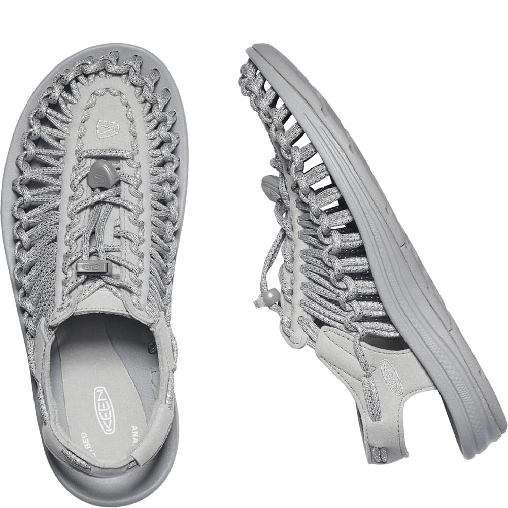 KEEN Women's Uneek Sandals - Silver/Drizzle 4 KEEN Women's Uneek Sandals - Silver/Drizzle - Image 4