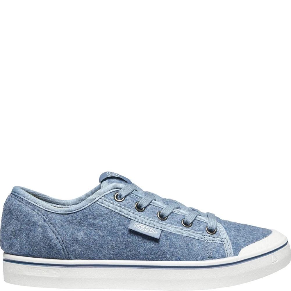KEEN Women's Elsa Lite Felt Sneakers - Blue Felt/Vapor 2 KEEN Women's Elsa Lite Felt Sneakers - Blue Felt/Vapor - Image 2