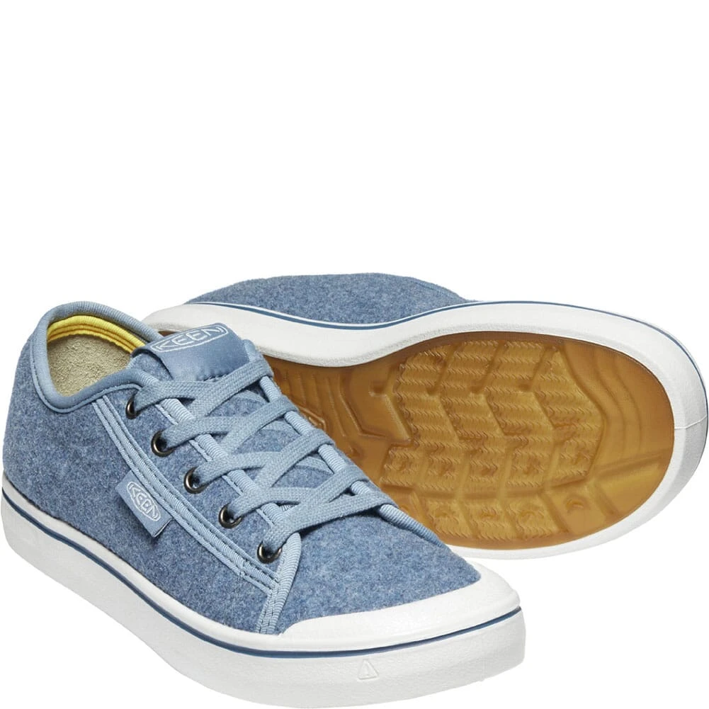 KEEN Women's Elsa Lite Felt Sneakers - Blue Felt/Vapor 4 KEEN Women's Elsa Lite Felt Sneakers - Blue Felt/Vapor - Image 4