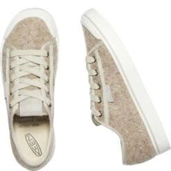 KEEN Women's Elsa Lite Felt Sneakers - Taupe Felt/Silver Birch -Elliotts Boots Shop KE1025426 2