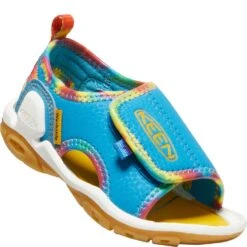 KEEN Toddlers Knotch River Open-Toe Sandals - Tie Dye/Vivid Blue 5 KEEN Toddlers Knotch River Open-Toe Sandals - Tie Dye/Vivid Blue -Elliotts Boots Shop KE1025663 2