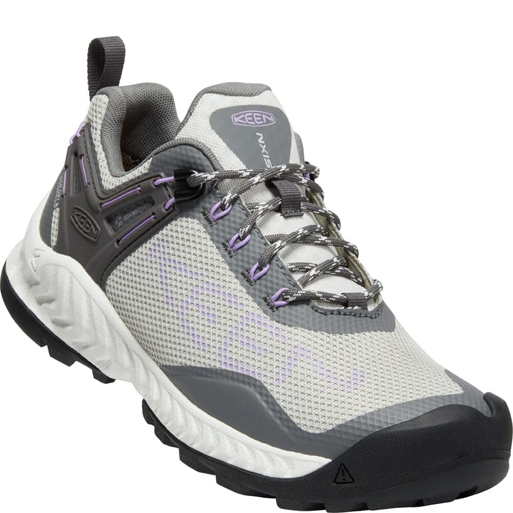 KEEN Women's NXIS EVO Waterproof Hiking Shoes - Steel Grey 3 KEEN Women's NXIS EVO Waterproof Hiking Shoes - Steel Grey - Image 3