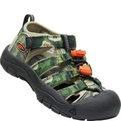 KEEN Little Kid's Newport H2 Sandals - New Aco Map -Elliotts Boots Shop KE1026273 2