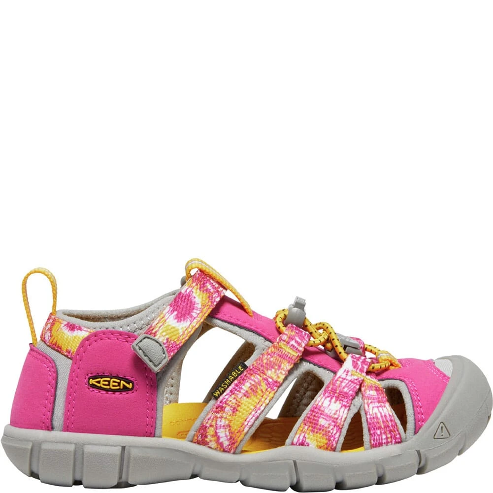 KEEN Kid's Seacamp II CNX Casual Shoes - Multi/Keen Yellow 2 KEEN Kid's Seacamp II CNX Casual Shoes - Multi/Keen Yellow - Image 2