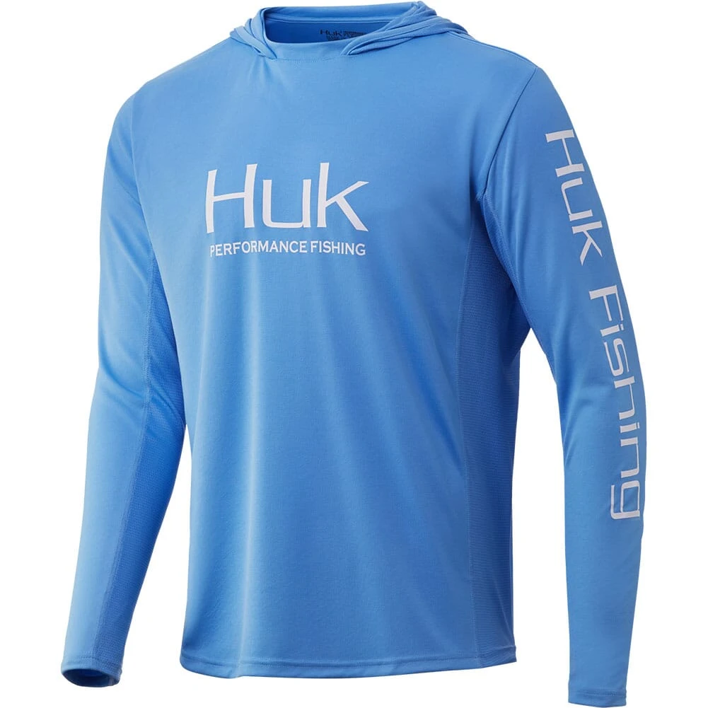 HUK Men's Icon X Hoodie - Carolina Blue (Instore Only) 3 HUK Men's Icon X Hoodie - Carolina Blue (Instore Only) - Image 3