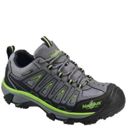 Nautilus Men's ST WP Safety Shoes - Gray/Lime