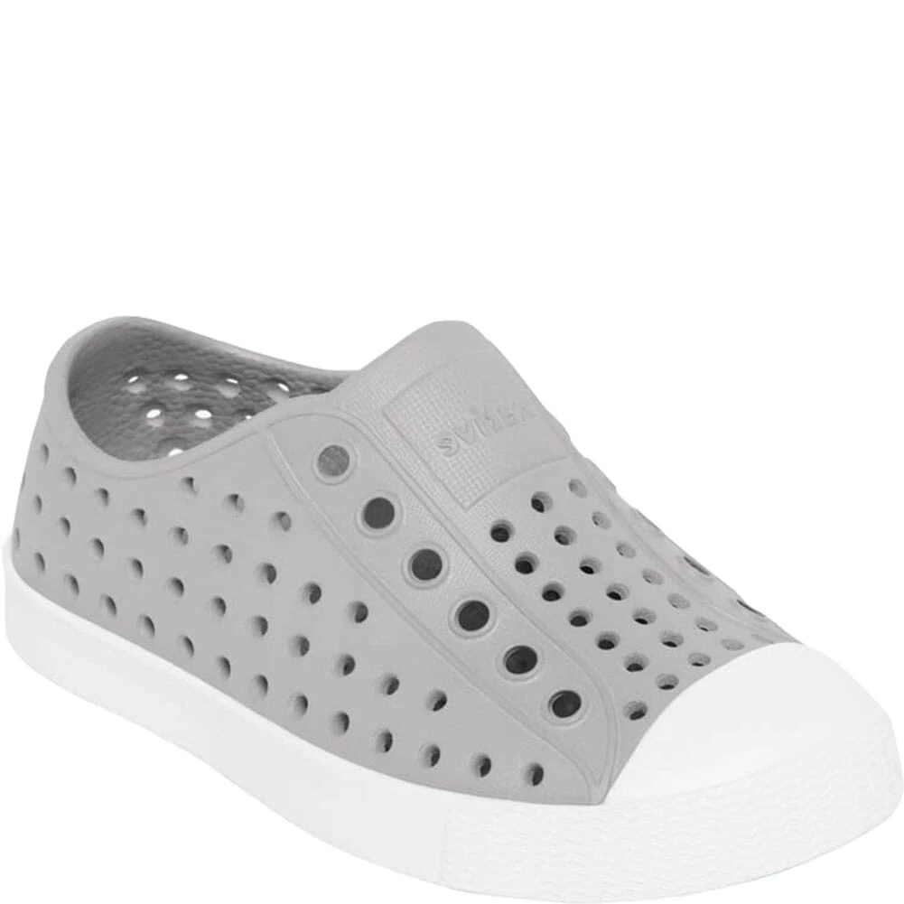 Native Kid's Jefferson Junior Casual Shoes - Pigeon Grey 1 Native Kid's Jefferson Junior Casual Shoes - Pigeon Grey