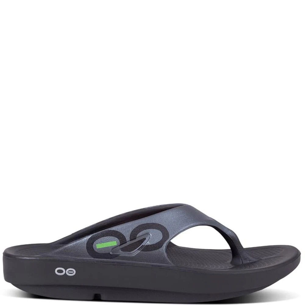 OOFOS Unisex OOriginal Sport Sandals - Black/Graphite 2 OOFOS Unisex OOriginal Sport Sandals - Black/Graphite - Image 2