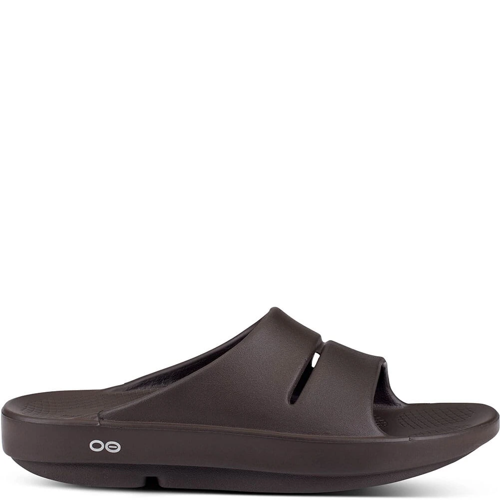 OOFOS Unisex OOAHH Slides - Mocha 2 OOFOS Unisex OOAHH Slides - Mocha - Image 2