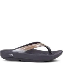 OOFOS Women's OOlala Sandals - Latte -Elliotts Boots Shop OF1400 LATTE 1