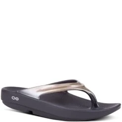 OOFOS Women's OOlala Sandals - Latte -Elliotts Boots Shop OF1400 LATTE 4