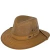 Outback Men's River Guide Oilskin Western Hat - Field Tan
