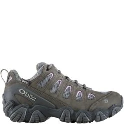 Oboz Footwear OBOZ Women's Sawtooth II Low WP Hiking Shoes - Pastel Lilac -Elliotts Boots Shop OZ23402 PLLC 2