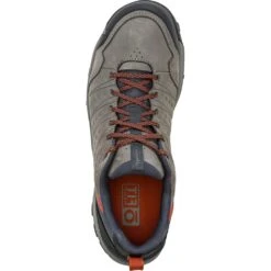 Oboz Footwear Oboz Men's Sypes Low Leather WP Hiking Shoes - Steel 8 Oboz Footwear Oboz Men's Sypes Low Leather WP Hiking Shoes - Steel -Elliotts Boots Shop OZ76101 STEEL 3