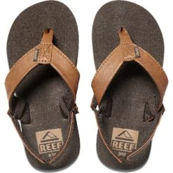 Reef Kid's Little Twinpin III Sandals - Brown 6 Reef Kid's Little Twinpin III Sandals - Brown -Elliotts Boots Shop RF005176 BRO 2