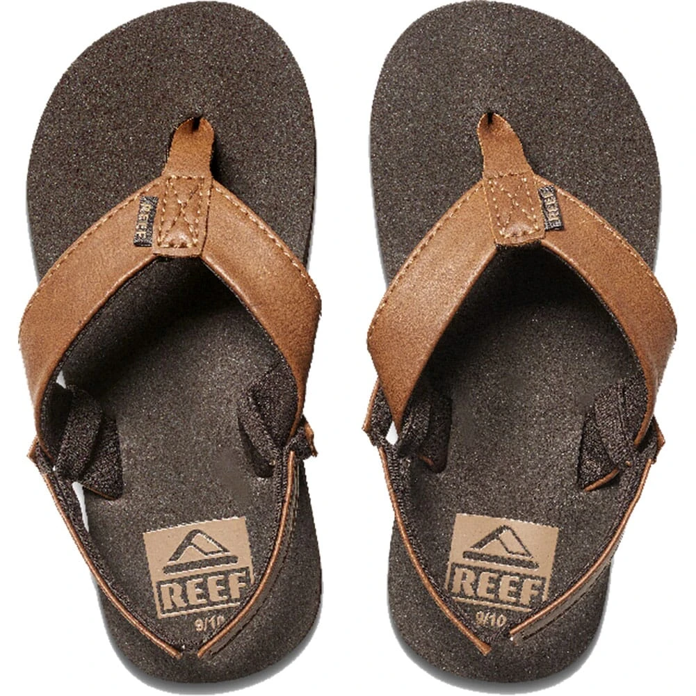 Reef Kid's Little Twinpin III Sandals - Brown 3 Reef Kid's Little Twinpin III Sandals - Brown - Image 3