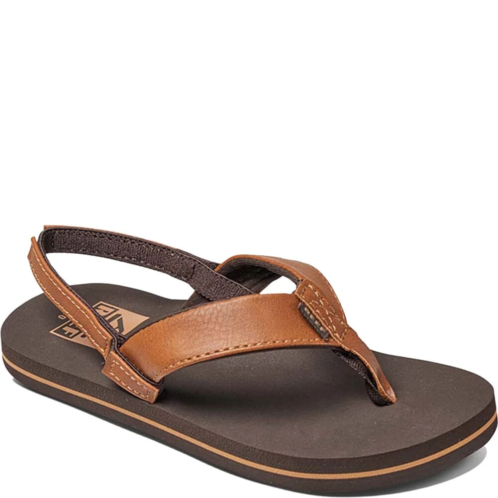 Reef Kid's Little Twinpin III Sandals - Brown 4 Reef Kid's Little Twinpin III Sandals - Brown - Image 4