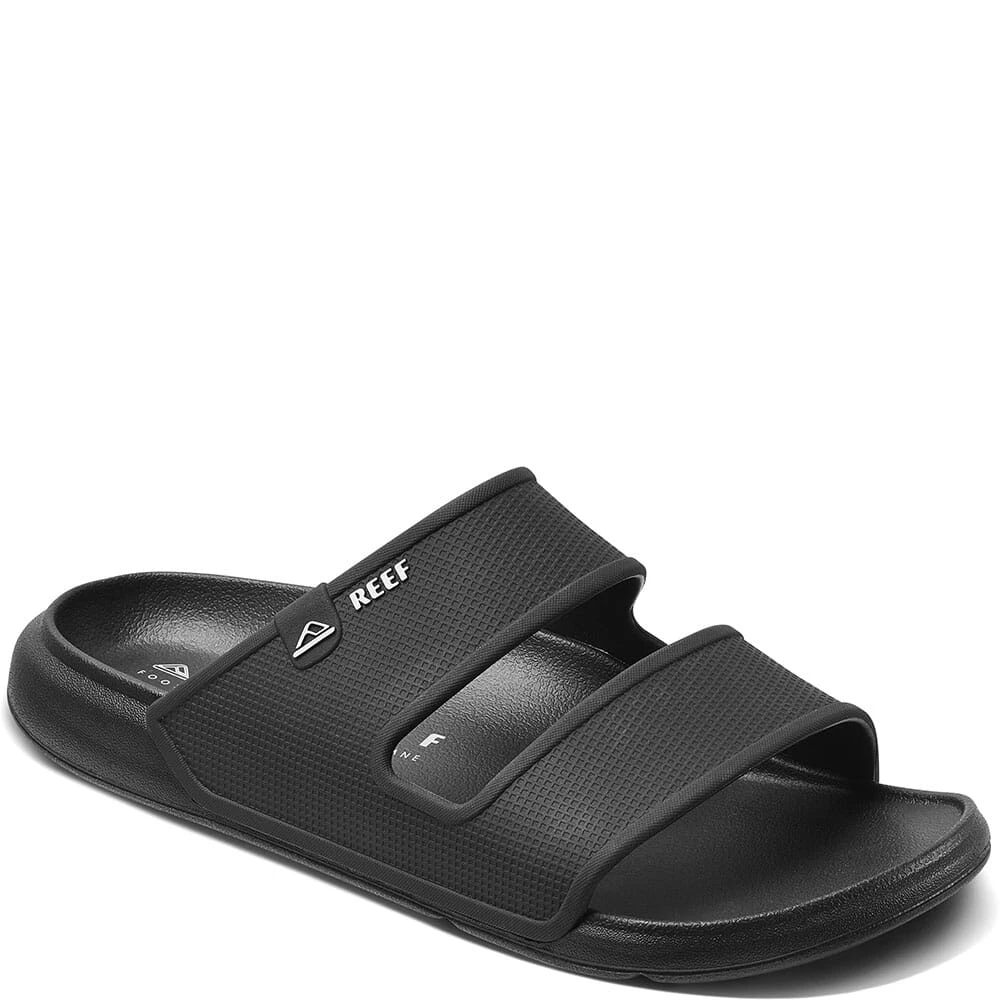 Reef Men's Oasis Double Up Slides - Black 1 Reef Men's Oasis Double Up Slides - Black