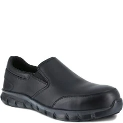 Reebok Women's Sublite Cushion Safety Shoes - Black -Elliotts Boots Shop RKRB036 3