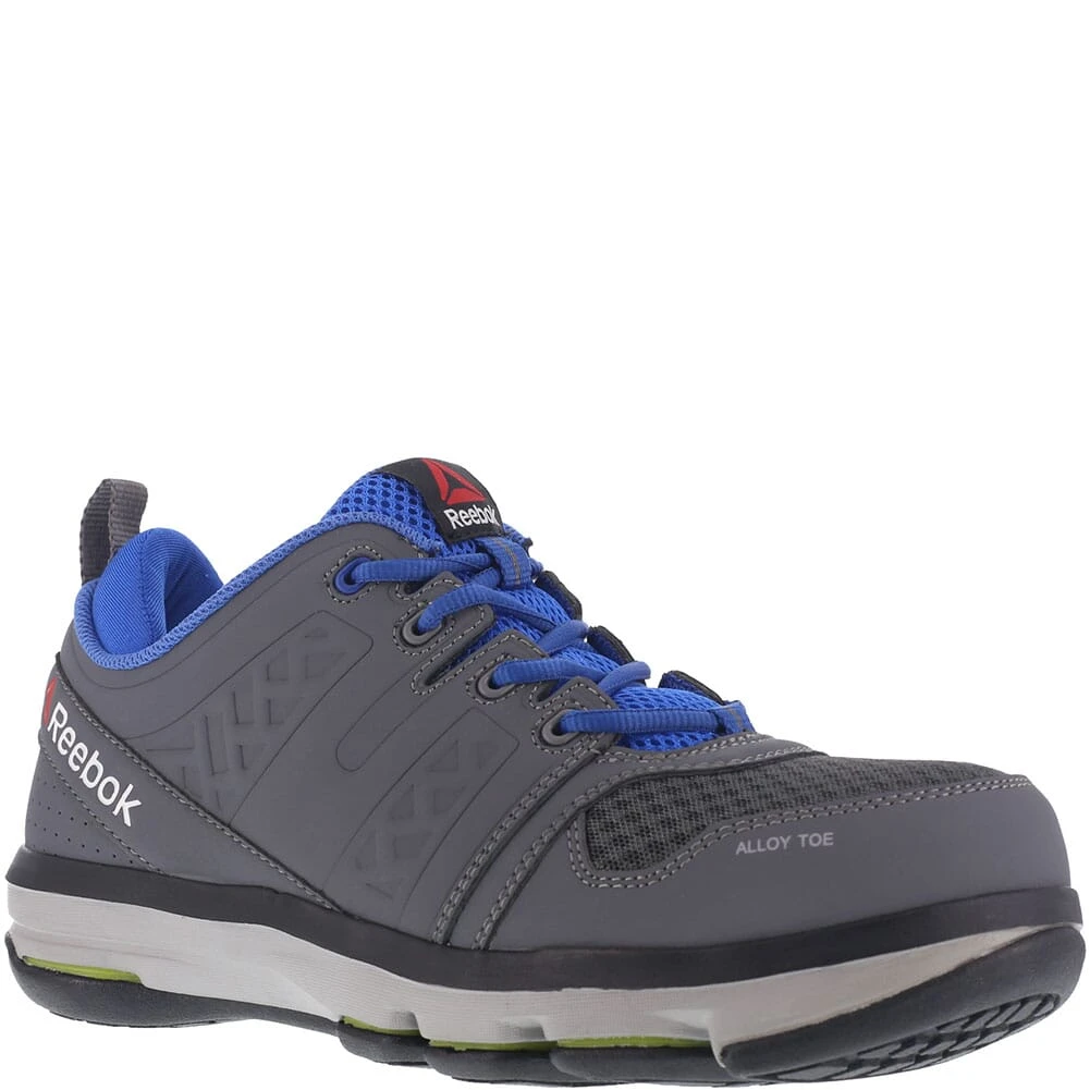 Reebok Men's DMX Flex Safety Shoes - Grey/Blue 1 Reebok Men's DMX Flex Safety Shoes - Grey/Blue