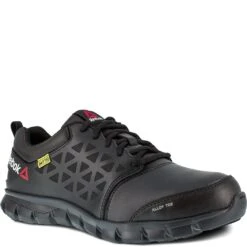 Reebok Women's Sublite Metatarsal Guard Safety Slip On - Black -Elliotts Boots Shop RKRB460 3