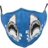Socksmith Unisex Shark Attack Face Mask - Blue