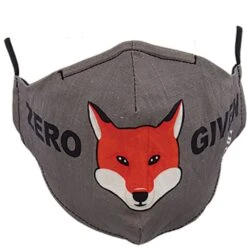 Socksmith Unisex Zero Fox Given Face Mask - Gray
