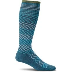 Sockwell Women's Chevron Socks - Teal