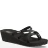 Teva Women's Mush Mandalyn Wedge OLA 2 Flip Flops - Black