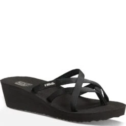 Teva Women's Mush Mandalyn Wedge OLA 2 Flip Flops - Black