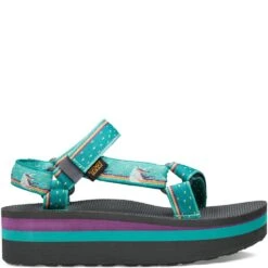 Teva Women's Flatform Universal Sandals - Unicorn Waterfall 8 Teva Women's Flatform Universal Sandals - Unicorn Waterfall -Elliotts Boots Shop TV1008844 UWTR 2