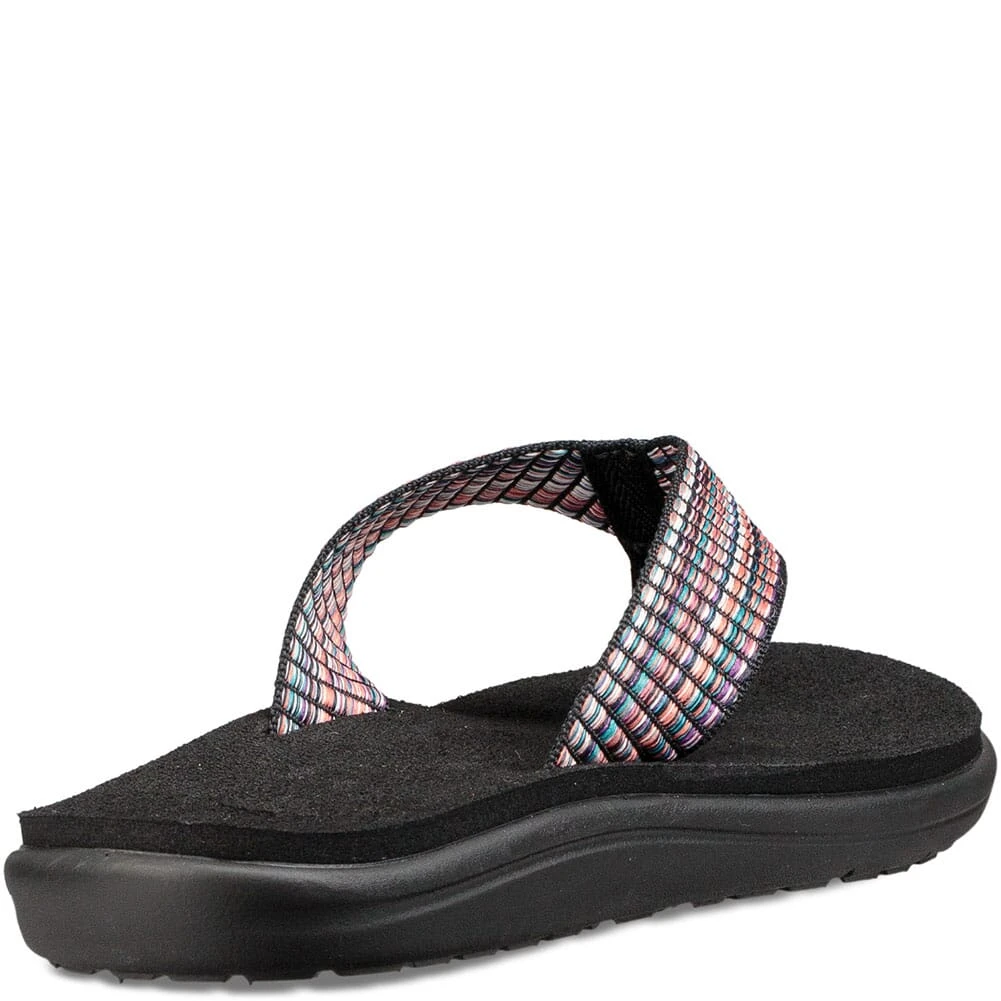 Teva Women's Voya Flip Flop - Bar Street Multi Black 2 Teva Women's Voya Flip Flop - Bar Street Multi Black - Image 2