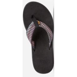 Teva Women's Voya Flip Flop - Bar Street Multi Black 6 Teva Women's Voya Flip Flop - Bar Street Multi Black -Elliotts Boots Shop TV1019040 BSMBL 2