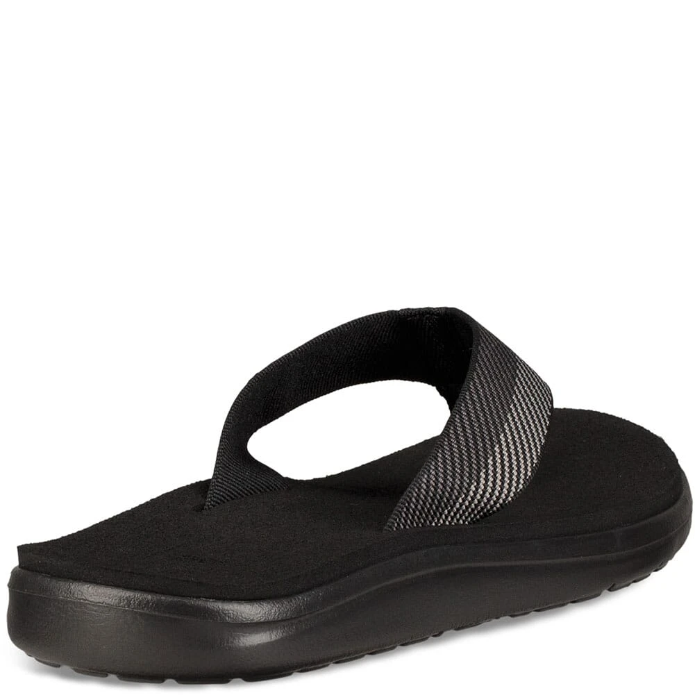 Teva Men's Voya Flip Flop - Vori Black Gray 2 Teva Men's Voya Flip Flop - Vori Black Gray - Image 2
