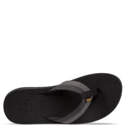 Teva Men's Voya Flip Flop - Vori Black Gray 6 Teva Men's Voya Flip Flop - Vori Black Gray -Elliotts Boots Shop TV1019050 VBGR 2