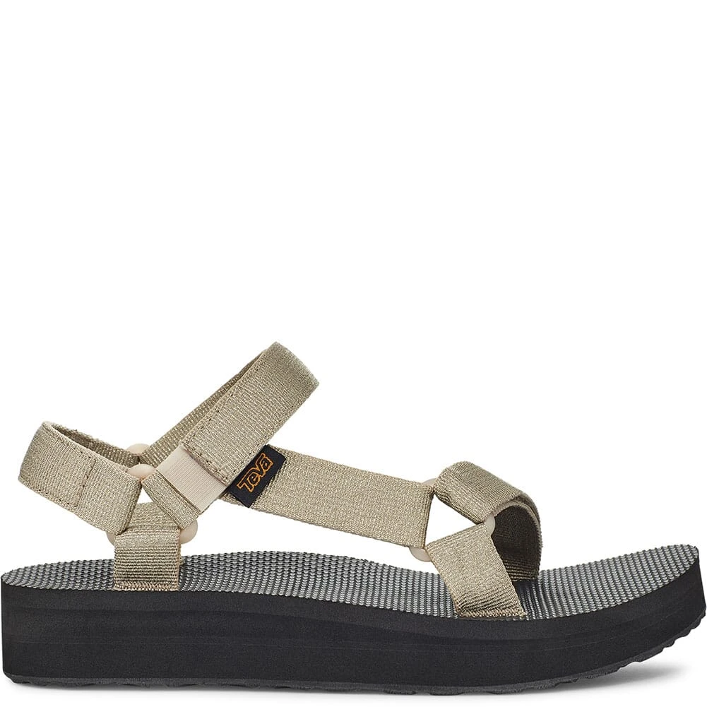 Teva Women's Midform Universal Sandals - Metallic Champagne 1 Teva Women's Midform Universal Sandals - Metallic Champagne