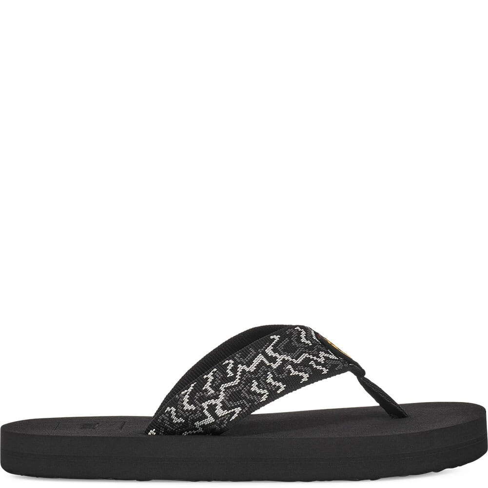 Teva Kid's Mush Flip Flops - Ravine Black 2 Teva Kid's Mush Flip Flops - Ravine Black - Image 2