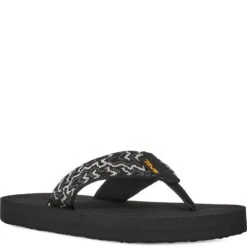Teva Kid's Mush Flip Flops - Ravine Black 5 Teva Kid's Mush Flip Flops - Ravine Black -Elliotts Boots Shop TV1093656C RNBL 2