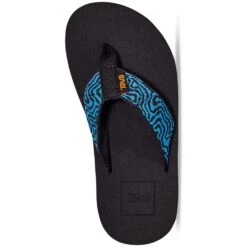 Teva Youth Mush Flip Flops - Layered Rock Black 10 Teva Youth Mush Flip Flops - Layered Rock Black -Elliotts Boots Shop TV1093656Y LRBK 4