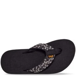 Teva Youth Mush Flip Flops - Ravine Black 10 Teva Youth Mush Flip Flops - Ravine Black -Elliotts Boots Shop TV1093656Y RNBL 4