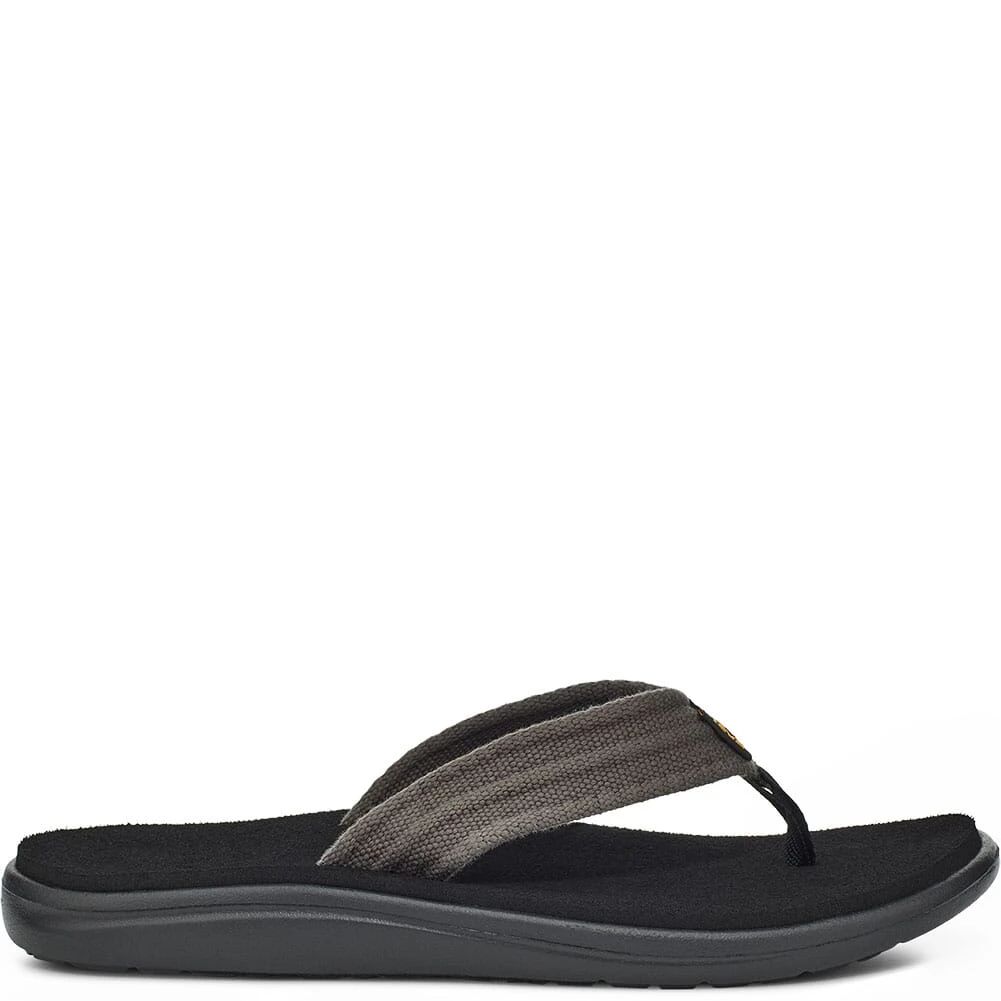 Teva Men's Voya Canvas Flip Flops - Drizzle 1 Teva Men's Voya Canvas Flip Flops - Drizzle