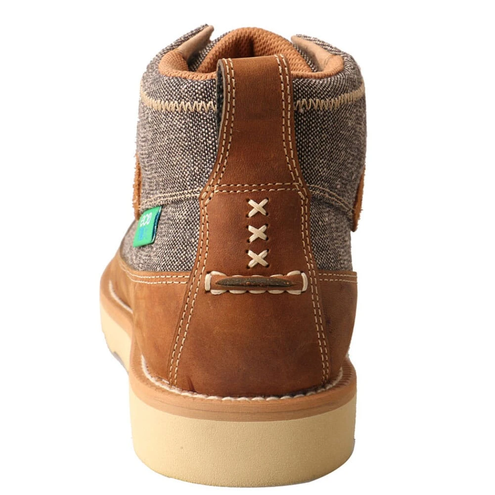 Twisted X Men's Wedge Sole Casual Shoes - Dust Brown 4 Twisted X Men's Wedge Sole Casual Shoes - Dust Brown - Image 4