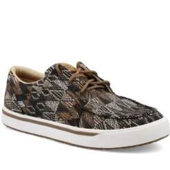 Twisted X Men's Kicks Casual Shoes - Black Multi -Elliotts Boots Shop TXMCA0044 5