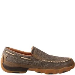 Twisted X Men's Slip-On Driving Moc Casual Shoes - Dust -Elliotts Boots Shop TXMDMS012 2