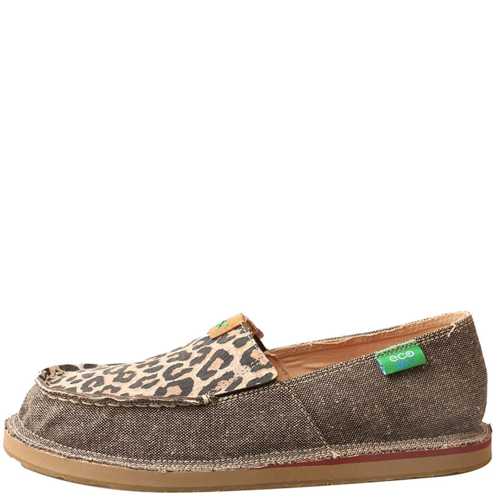 Twisted X Women's EcoTWX Slip-On Loafers - Dust/Leopard 2 Twisted X Women's EcoTWX Slip-On Loafers - Dust/Leopard - Image 2