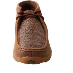 Twisted X Women's Driving Moc Chukka - Brown/Brown Print -Elliotts Boots Shop TXWDM0079 4